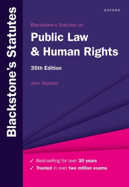 Book cover of: Blackstone's Statutes on Public Law & Human Rights