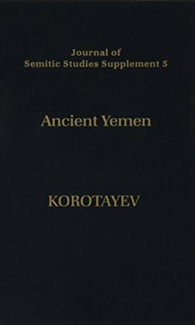 Book cover of: Ancient Yemen. By: Andrey Korotayev