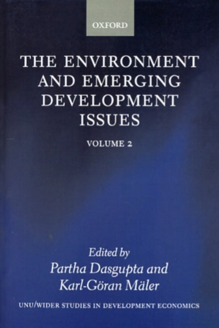 Book cover of: Environment and Emerging Development Issues: Volume 2