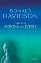 Book cover of: Essays on Actions and Events