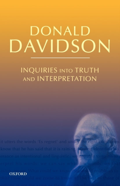 Book cover of: Inquiries into Truth and Interpretation. By: Donald Herbert Davidson