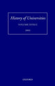 Book cover of: History of Universities, Volume XVIII/2 2003. By: Mordechai Feingold