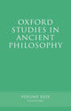 Book cover of: Oxford Studies in Ancient Philosophy XXIX. By: David Sedley