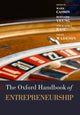 Book cover of: Oxford Handbook of Entrepreneurship