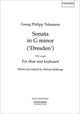 Book cover of: Sonata in G minor (Dresden) TWV41:g10