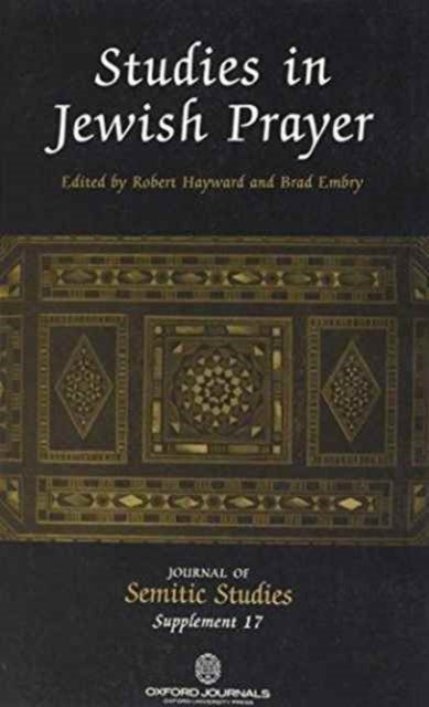 Book cover of: Studies in Jewish Prayer