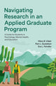 Book cover of: Navigating Research in an Applied Graduate Program. By: Hilary B. Vidair