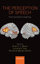 Book cover of: Perception of Speech
