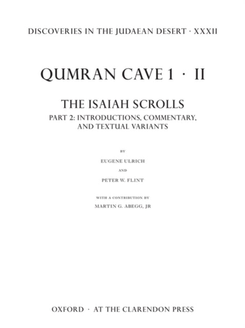 Book cover of: Discoveries in the Judaean Desert XXXII. By: Eugene Charles Ulrich