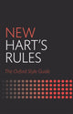 New Hart's Rules, The Oxford Style Guide 9780199570027 Anne Waddingham