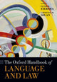 Book cover of: Oxford Handbook of Language and Law. By: Peter Meijes Tiersma