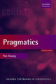 Book cover of: Pragmatics. By: Yan Huang
