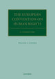 Book cover of: European Convention on Human Rights. By: William A. Schabas