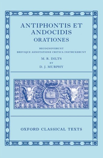 Book cover of: Antiphon and Andocides: Speeches (Antiphontis et Andocidis Orationes). By: Mervin R. Dilts