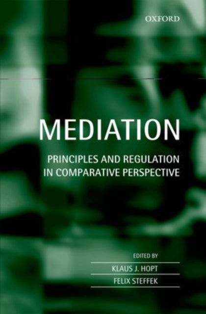 Book cover of: Mediation. By: Klaus J. Hopt