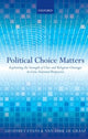 Book cover of: Political Choice Matters