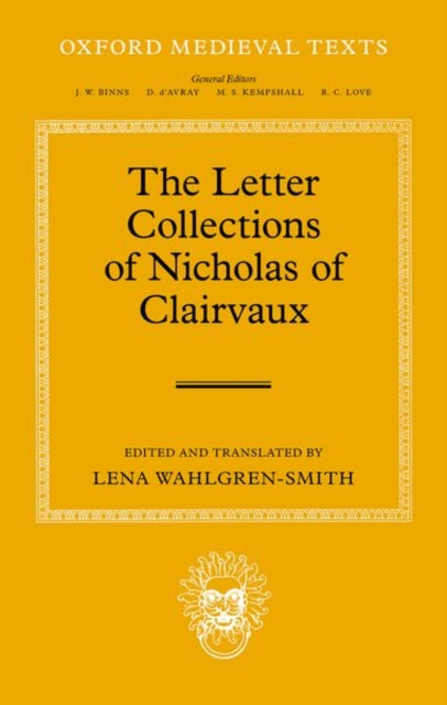 The Letter Collections of Nicholas of Clairvaux
