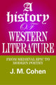 Book cover of: History of Western Literature. By: J. M. (John Michael) Cohen