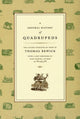 Book cover of: General History of Quadrupeds. By: Thomas Bewick