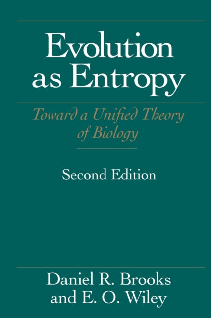 Book cover of: Evolution As Entropy