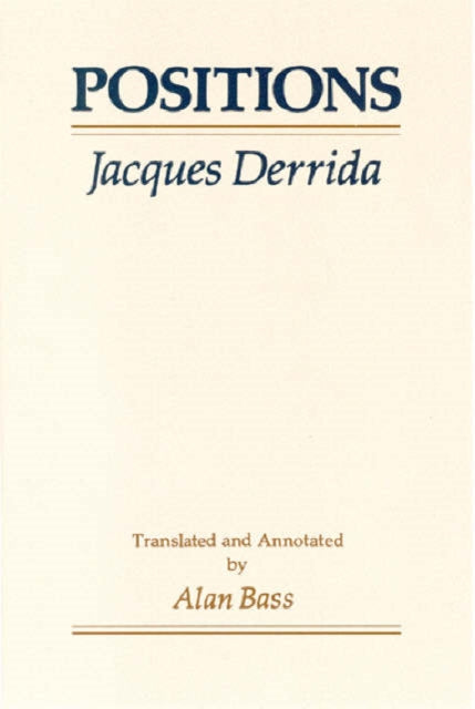Book cover of: Positions