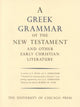 Book cover of: Greek Grammar of the New Testament and Other Early Christian Literature. By: Friedrich Wilhelm Blass