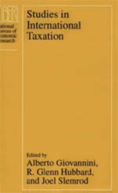 Book cover of: Studies in International Taxation