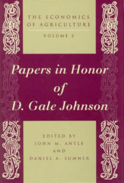 Book cover of: Economics of Agriculture