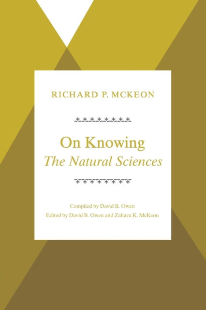 Book cover of: On Knowing--The Natural Sciences
