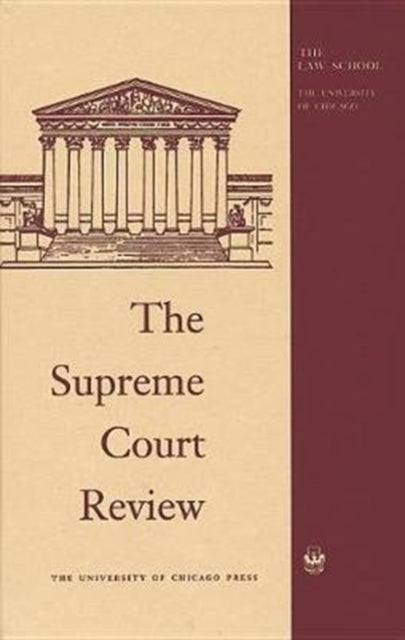 Book cover of: Supreme Court Review, 2017. By: Dennis Hutchinson