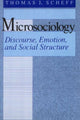 Book cover of: Microsociology. By: Thomas J. Scheff