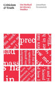 Book cover of: Criticism and Truth. By: Jonathan Kramnick