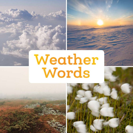 Book cover of: Weather Words. By: Inhabit Education