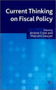Book cover of: Current Thinking on Fiscal Policy