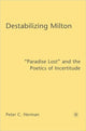 Book cover of: Destabilizing Milton. By: Peter C. Herman