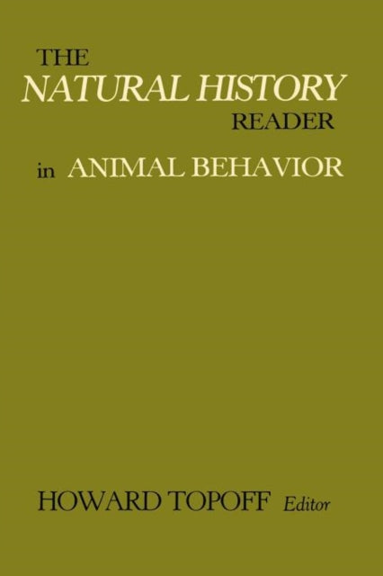 Book cover of: Natural History Reader in Animal Behavior