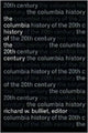Book cover of: Columbia History of the Twentieth Century. By: Richard W. Bulliet