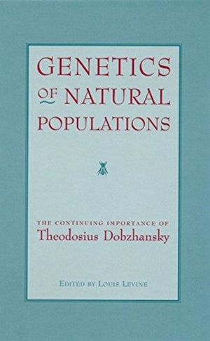 Genetics of Natural Populations
