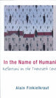 Book cover of: In the Name of Humanity