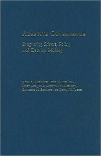 Book cover of: Adaptive Governance. By: Ronald Brunner