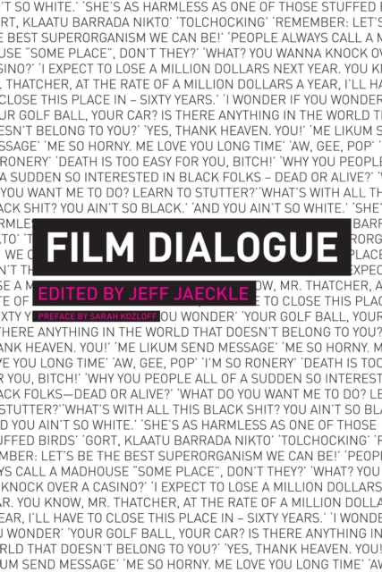 Book cover of: Film Dialogue. By: Jeff Jaeckle