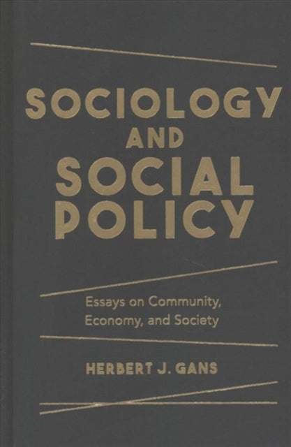 Book cover of: Sociology and Social Policy. By: Herbert J. Gans