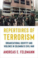 Book cover of: Repertoires of Terrorism. By: Andreas E. Feldmann