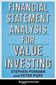 Book cover of: Financial Statement Analysis for Value Investing. By: Stephen Penman
