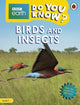 Book cover of: Do You Know? Level 1 – BBC Earth Birds and Insects