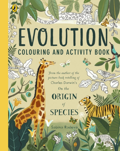 Book cover of: Evolution Colouring and Activity Book. By: Sabina Radeva
