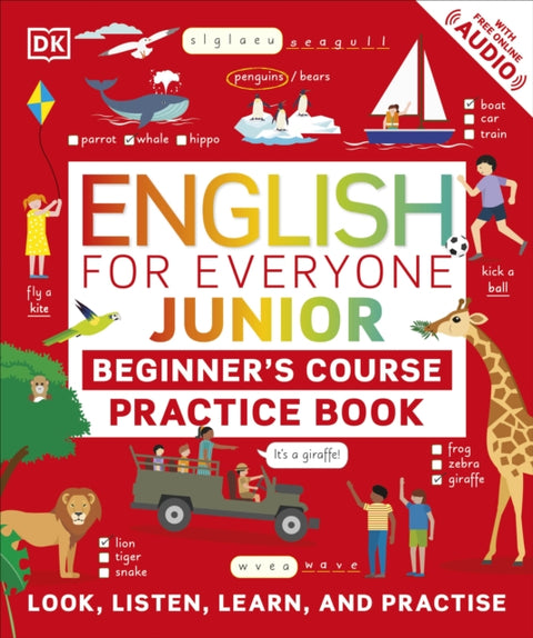 English for Everyone Junior Beginner's Practice Book, Look, Listen, Learn, and Practise