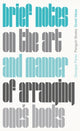 Brief Notes on the Art and Manner of Arranging One's Books 9780241475218 Georges Perec
