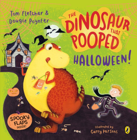 Dinosaur that Pooped Halloween!, A spooky lift-the-flap adventure