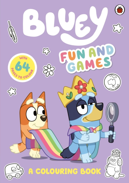 Bluey: Fun and Games: A Colouring Book, Official Colouring Book
